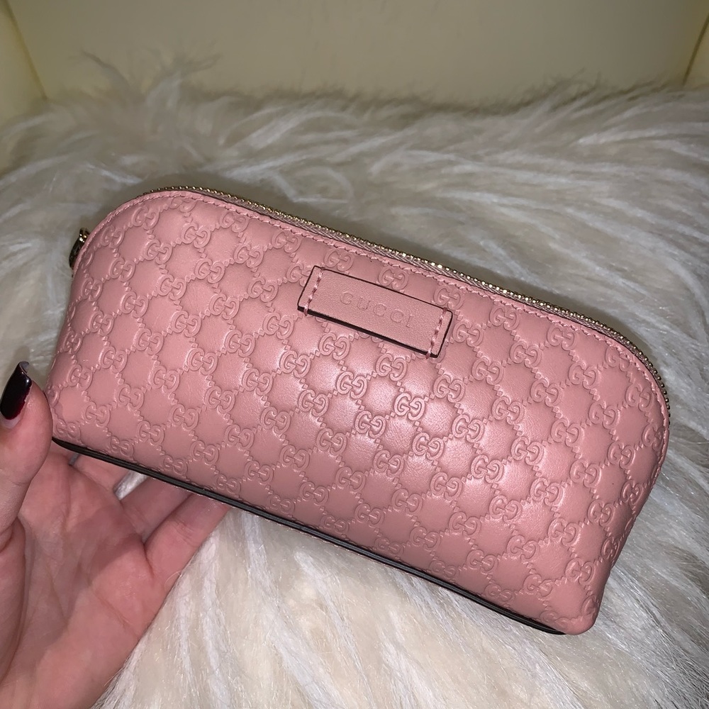 Gucci Cosmetic Bag Case (Pink)